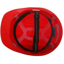 Karam Red Plastic Cradle Ratchet Type Safety Helmet, PN-521 (Pack of 2) -  Voltampz Enterprise