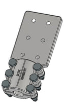 PAD CLAMP 6 BOLTED (100x140x15) FOR ACSR AW CONDOR