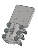 PAD CLAMP 6 BOLTED (100x100x15) FOR ACSR AW CONDOR