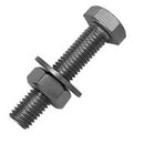 Hex Nut, Bolt and Spring Washer ,M8X40mm (1Nut, 1Bolt,1Spring Washer) SS316, PC-4000115