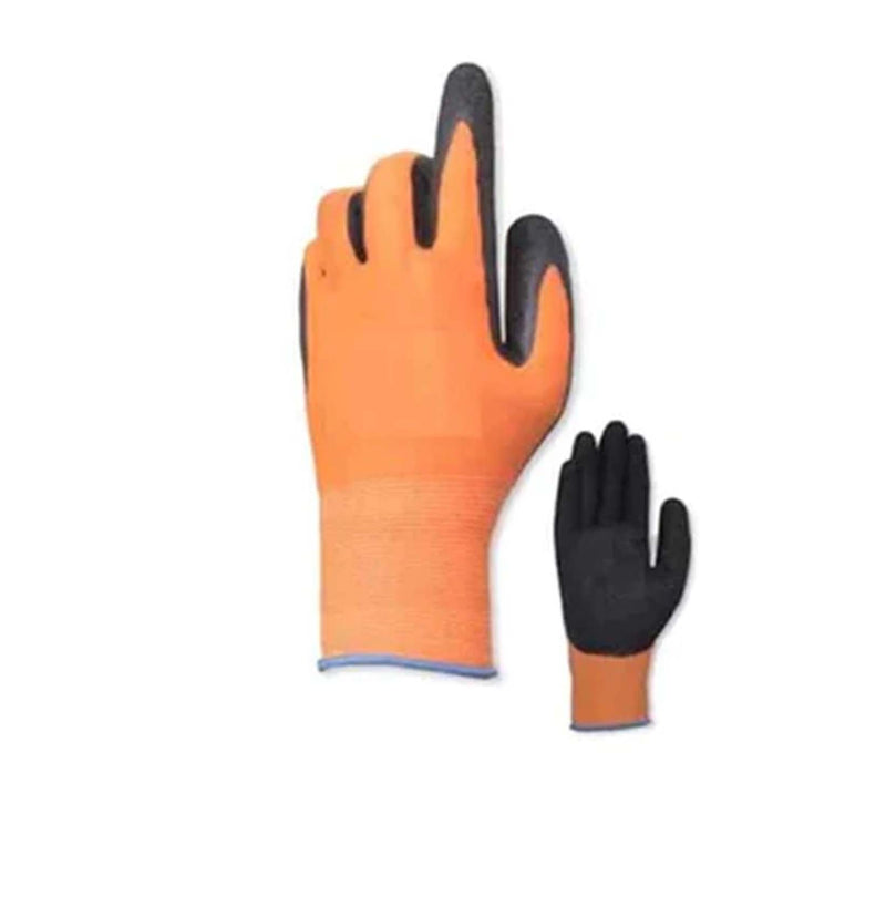 HS01 Latex Hand Gloves, Size: M,PC-17000005