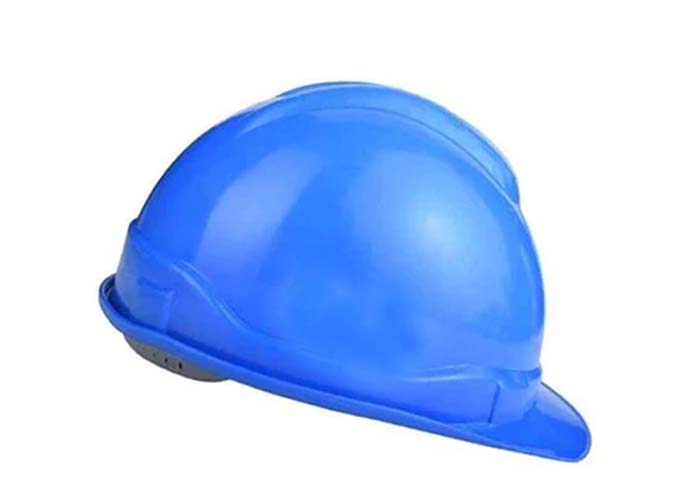 Blue Polymer Nape Type Safety Helmet with Chin Strap, SH-701-B,PC-17000021