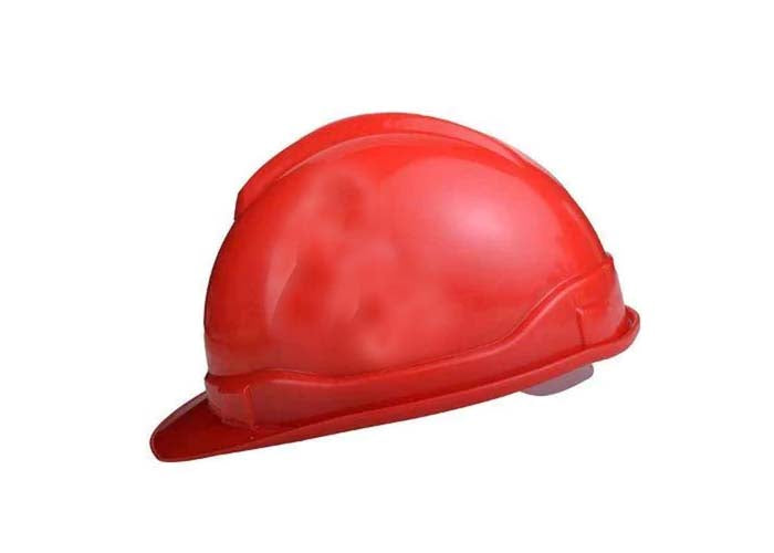 Red Polymer Nape Type Safety Helmet with Chin Strap, SH-701-R,PC-17000022