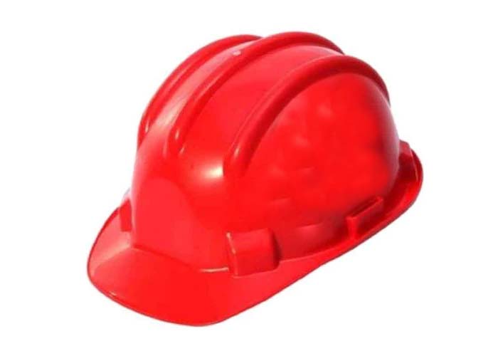 Red Plastic Cradle Ratchet Type Safety Helmet, PN-521 (Pack of 2),PC-17000023