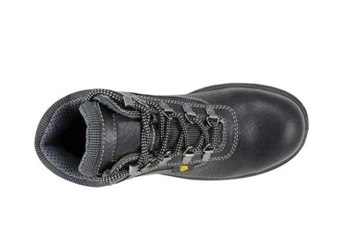 Excavator Black Steel Toe Work Safety Shoes, Size: 10,PC-17000040