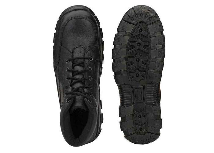 Kavacha S50 Pure Leather Steel Toe PVC Black Work Safety Shoes, Size: 6,PC-17000033