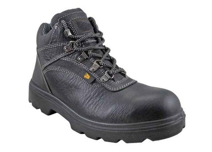 Excavator Black Steel Toe Work Safety Shoes, Size: 10,PC-17000040