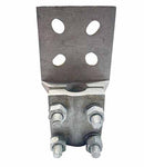 Pad/Flat Terminal Clamp/Connector Oblong Holes C/C 40-50mm (Flat 80X80X12 to ACSR Conductor) Single-Single,PC-4100000183