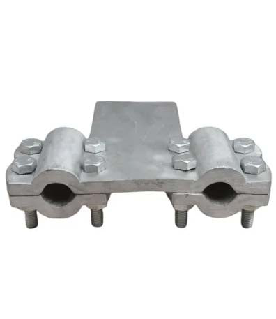 Pad/Flat Terminal Clamp/Connector Type-2 (Flat_100X100X20 W/O Holes to ACSR Dog) Single-Twin,PC-4100000188