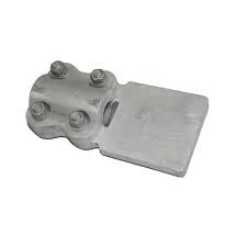 Pad/Flat Terminal Clamp/Connector (Flat 100X100X12 W/O Holes to ACSR Conductor) Single-Single,PC-4100000182