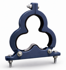 Trefoil Clamp - Polyamide/Nylon/FRP (Non Magnetic Body & Hardware) suitable for 11kV, 1CX630sqmm Power Cable