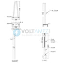 33KV STAY SET  13 Mtrs RSJ POLE (152x152) (for Wind Projects), PC-16000001