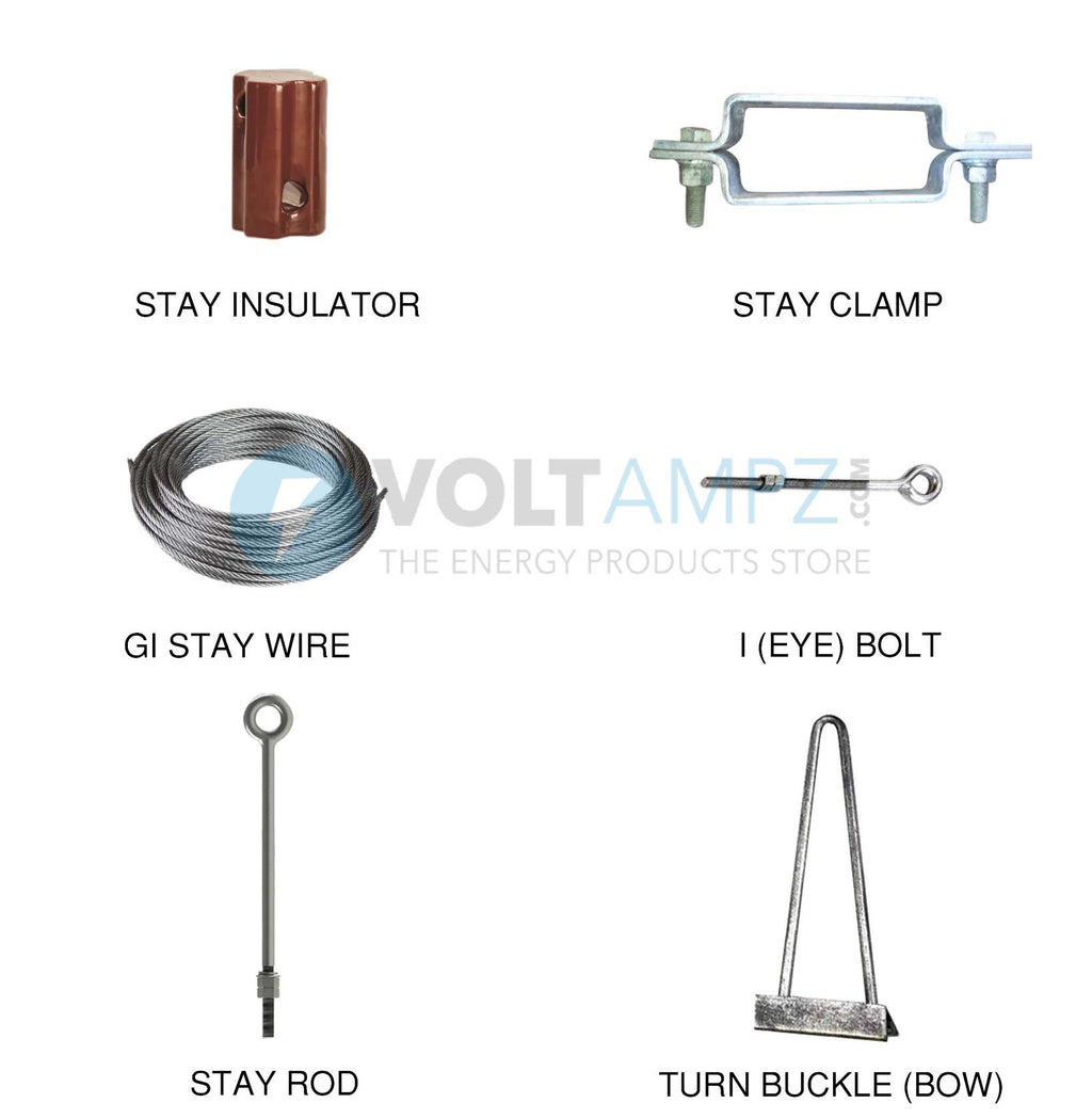 33KV STAY SET 13 Mtrs RSJ POLE (152x152) (for Wind Projects), PC-16000
