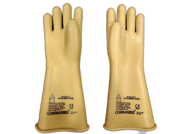 Electrical Rubber Gloves for 66KV, 40/36 Pair
