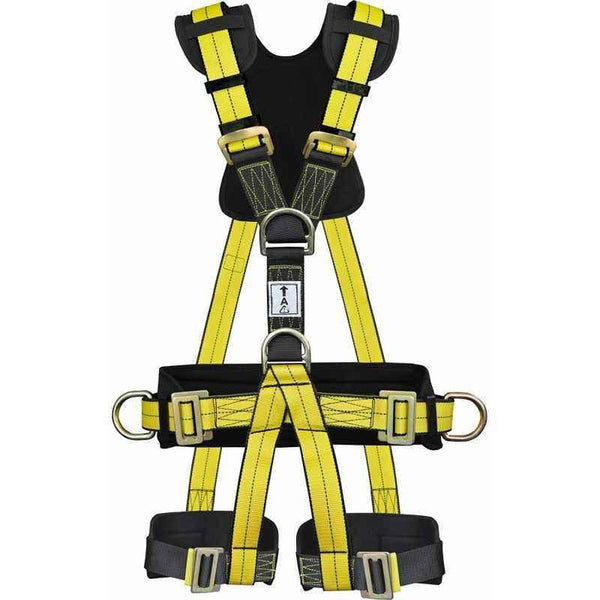 Allen Cooper Yellow Soft Padding Full Body Polypropylene Harness, 1011023_FBH56 -  Voltampz Enterprise