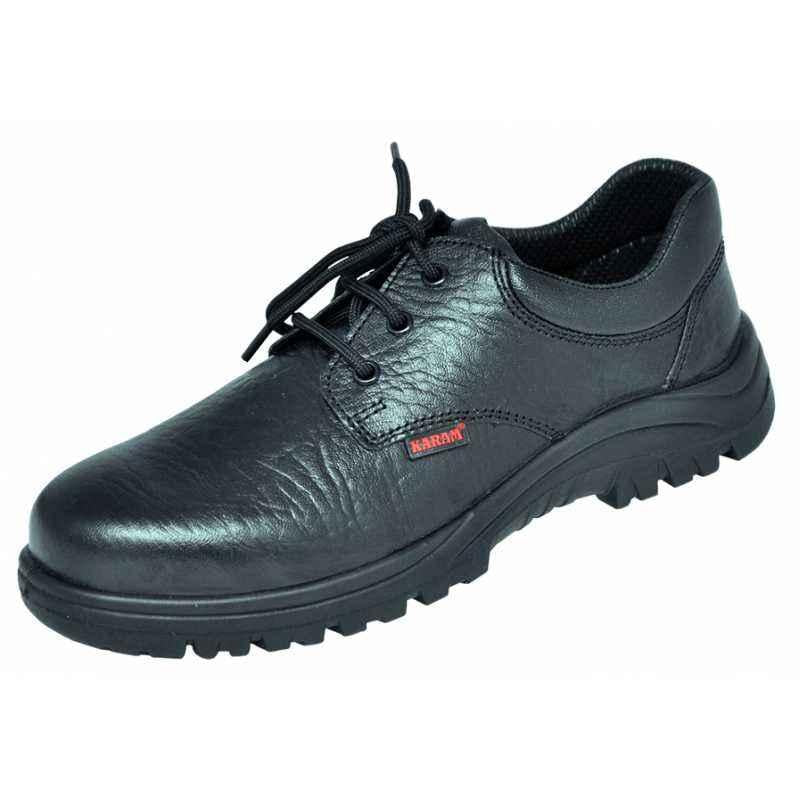 Karam FS 05 Steel Toe Black Work Safety Shoes, Size: 5 -  Voltampz Enterprise