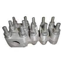 T Clamp (12 Bolts :M10x65)  Aluminium Alloy LM6 132KV, 1100A- Suit Panther ACSR Conductor,PC-4000086