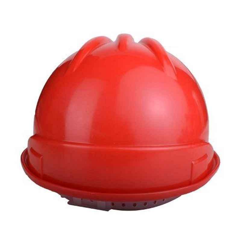 Allen Cooper Red Polymer Nape Type Safety Helmet with Chin Strap, SH-701-R -  Voltampz Enterprise